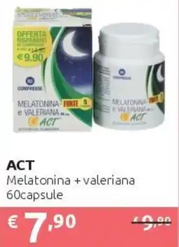 PiùMe ACT Melatonina + valeriana offerta