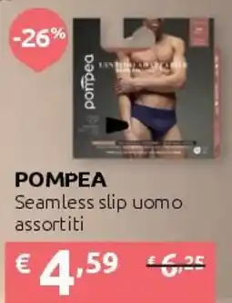 PiùMe Pompea Seamless slip uomo offerta