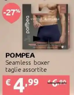 PiùMe Pompea Seamless boxer offerta
