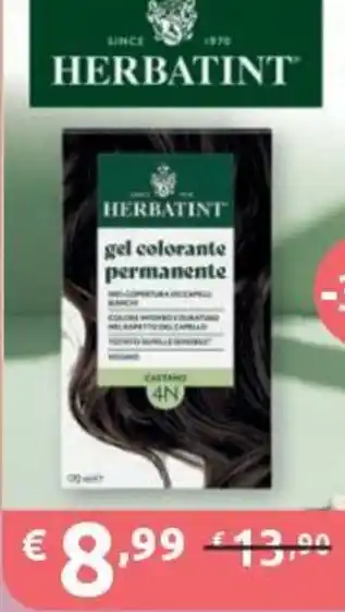 Herbatint gel colorante permanente