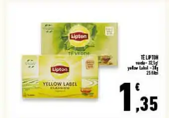 Conad Superstore Lipton - yellow label tea offerta