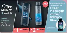 PiùMe Dove Men+Care offerta