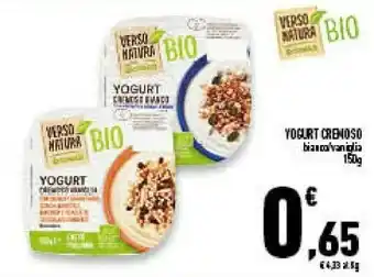 Conad Superstore Conad - yogurt cremoso intero pera biologico verso natura 250 g(ml) offerta