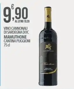 Iper Nonna Isa Vino Cannonau di Sardegna DOC Mamuthone Cantina Puggioni offerta