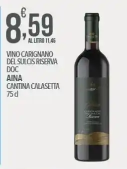 Iper Nonna Isa Vino Carignano del Sulcis Riserva DOC Aina offerta