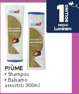 PiùMe Piùme Shampoo e Balsamo offerta