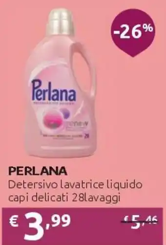 Perlana Detersivo lavatrice liquido capi delicati