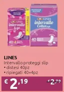 PiùMe Lines intervalloproteggi slip offerta