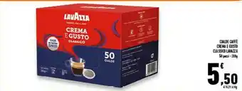 Conad Superstore Cialde caffe crema e gusto classico 50 pezzi - 350 g offerta