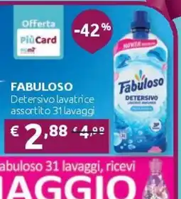PiùMe Fabuloso Detersivo lavatrice offerta