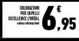 Conad Superstore Excellence colorazioni per capelli offerta