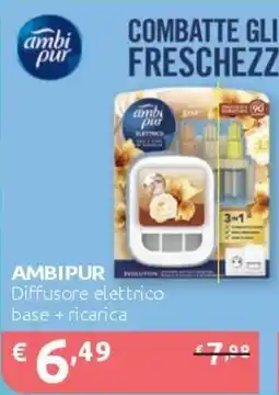 PiùMe Ambipur Diffusore elettrico base + ricarica offerta