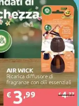 PiùMe Air Wick Ricarica diffusore di fragranze con oli essenziali offerta