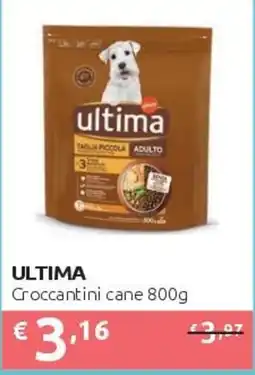 PiùMe Ultima Croccantini cane offerta