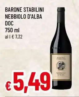 Famila BARONE STABILINI NEBBIOLO D'ALBA DOC offerta