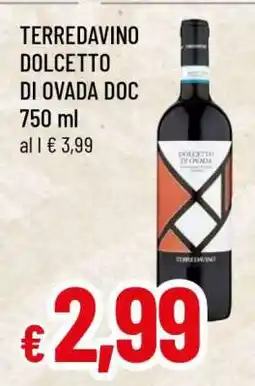 Famila TERREDAVINO DOLCETTO DI OVADA DOC 750 ml offerta