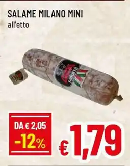 Famila SALAME MILANO MINI offerta