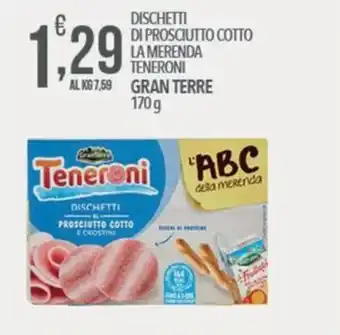 Teneroni Dischetti di prosciutto cotto