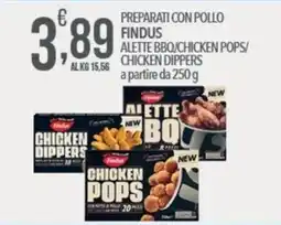 Iper Nonna Isa Findus Alette BBQ/Chicken Pops/Chicken Dippers offerta