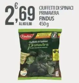 Iper Nonna Isa Ciuffetti di spinaci Primavera Findus offerta