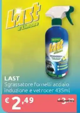 PiùMe Last Sgrassatore fornelli acciaio induzione e vetrocer offerta