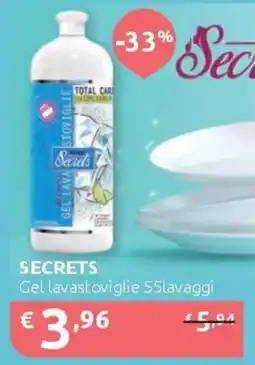 PiùMe Secrets Gel lavastoviglie offerta