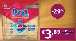 PiùMe Pril Excellence 5in1 offerta