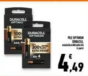Conad Superstore Pile optimum ministilo offerta