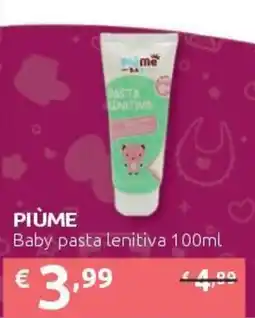 PiùMe Piùme baby pasta lenitiva offerta