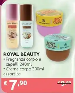 PiùMe Royal Beauty fragranza corpo e capelli offerta