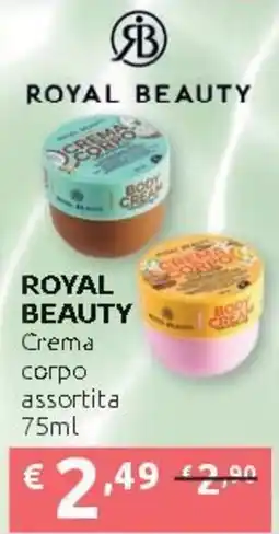 PiùMe Royal Beauty Crema corpo assortita offerta