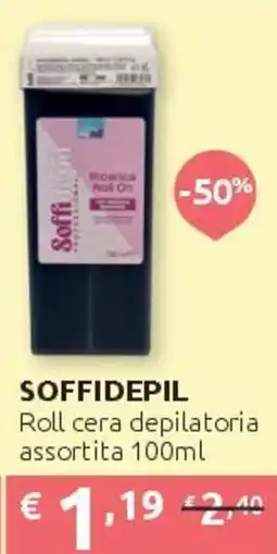PiùMe Soffidepil Roll cera depilatoria assortita offerta