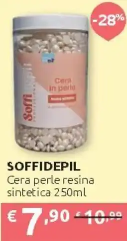 PiùMe Soffidepil Cera perle resina sintetica offerta