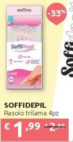 PiùMe Soffidepil Rasoio trilama offerta