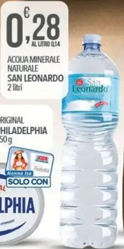 Iper Nonna Isa Acqua minerale naturale San Leonardo offerta
