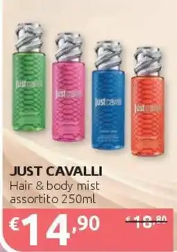 PiùMe Just Cavalli Hair & body mist offerta