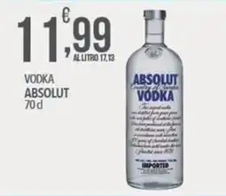 Iper Nonna Isa Vodka Absolut offerta