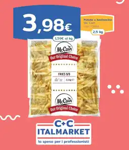 C+C Italmarket Patate a bastoncino Mc Cain offerta