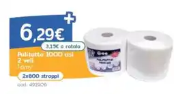C+C Italmarket Pulitutto 1000 usi 2 veli Famy offerta