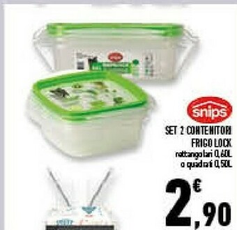 Conad Superstore Set 2 contenitori frigo lock offerta