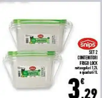 Conad Superstore Set 2 contenitori frigo lock offerta