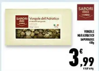 Conad Superstore Conad vongole dell'adriatico offerta