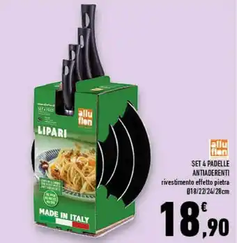 Conad Superstore Allu flen set 4 padelle antiaderenti offerta