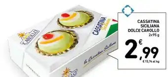 Conad Superstore Carollo cassatina siciliana dolce offerta