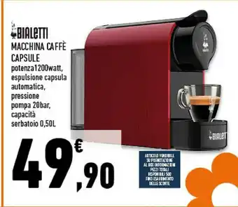 Conad Superstore Macchina caffè capsule offerta