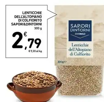 Conad Superstore Conad - lenticchie dell'altopiano di colfiorito sapori e dintorni 300 g(ml) offerta