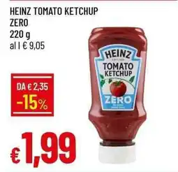 Galassia Heinz tomato ketchup zero offerta