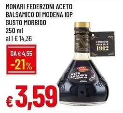 Galassia Monari Federzoni Aceto Balsamico di Modena IGP offerta