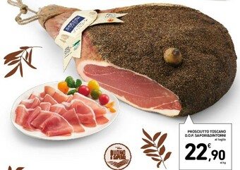 Conad Superstore Sapori & dintorni prosciutto toscano dop offerta