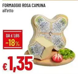 Galassia Formaggio rosa camuna offerta